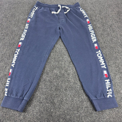 Tommy Hilfiger Mens Navy Blue Logo Tape Sleepwear Jogger Pants Size Large L by Tommy Hilfiger