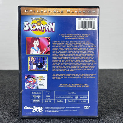 Magic Gift of the Snowman DVD 2003 Animated Musical Holiday Movie GoodTimes NTSC by Buysaavy