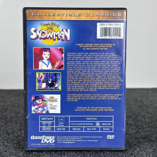 Magic Gift of the Snowman DVD 2003 Animated Musical Holiday Movie GoodTimes NTSC by Buysaavy