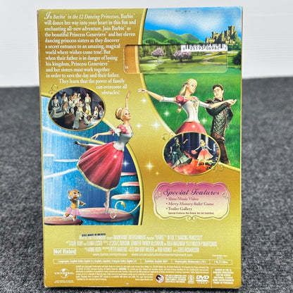 Barbie in the 12 Dancing Princesses DVD 2006 Widescreen New Sealed & Slipcover by Buysaavy