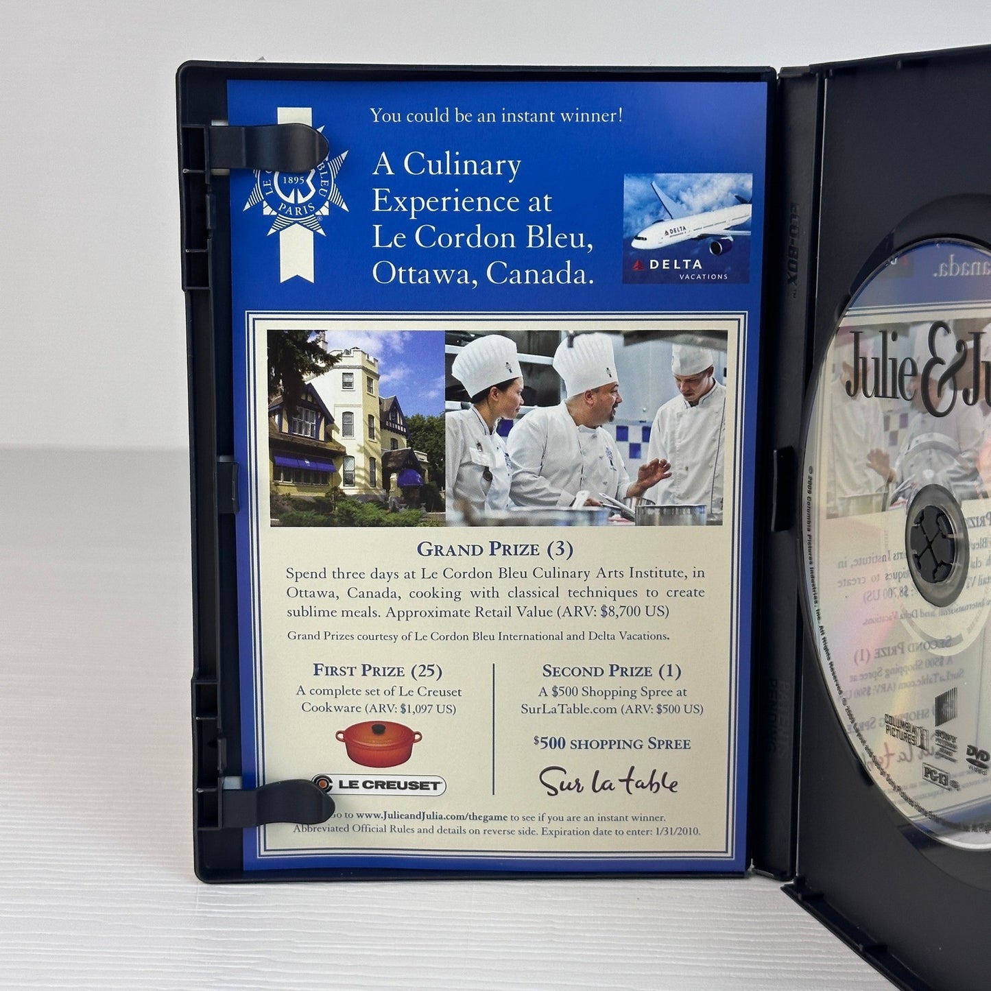 Julie & Julia DVD Meryl Streep Amy Adams Nora Ephron 2009 Comedy Drama Movie by Buysaavy