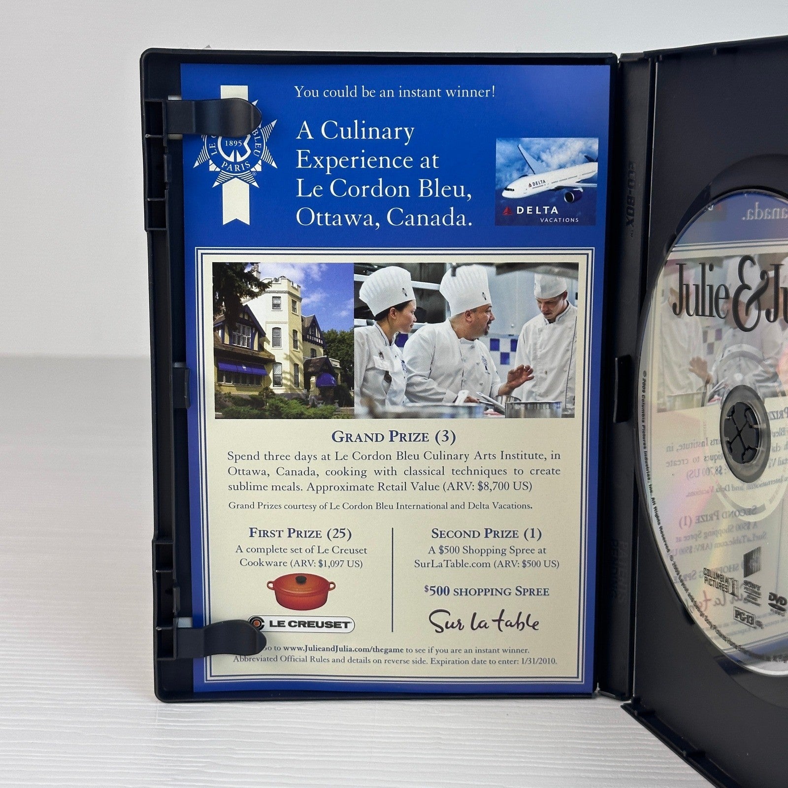 Julie & Julia DVD Meryl Streep Amy Adams Nora Ephron 2009 Comedy Drama Movie by Buysaavy