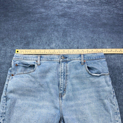 Abercrombie & Fitch 90s Slim Straight Ultra High Rise Jeans Light Wash 34 18s by Abercrombie & Fitch