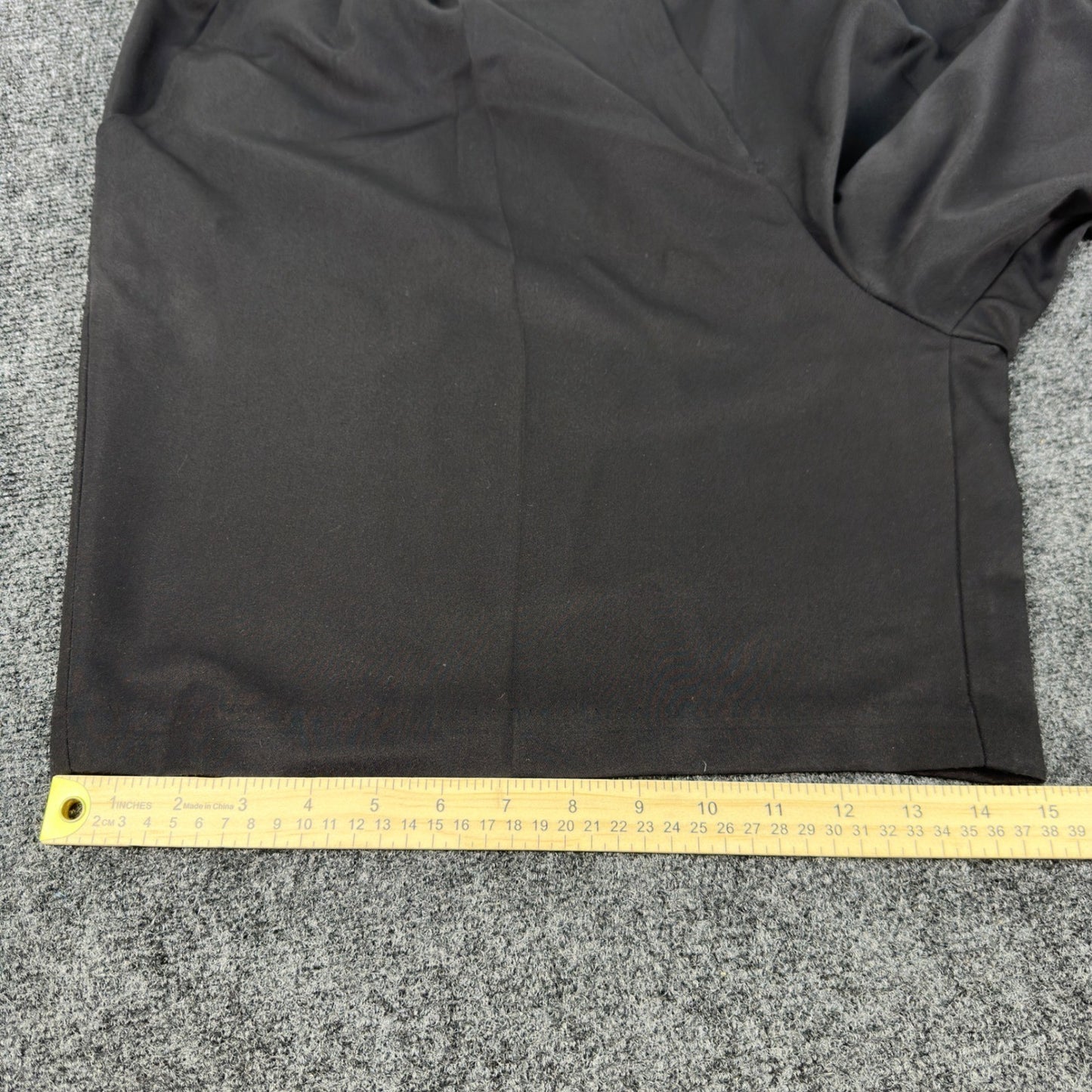 Coral Bay Golf Shorts Womens 20 Black Pleated High Rise Elastic Back Activewear by Coral Bay Golf