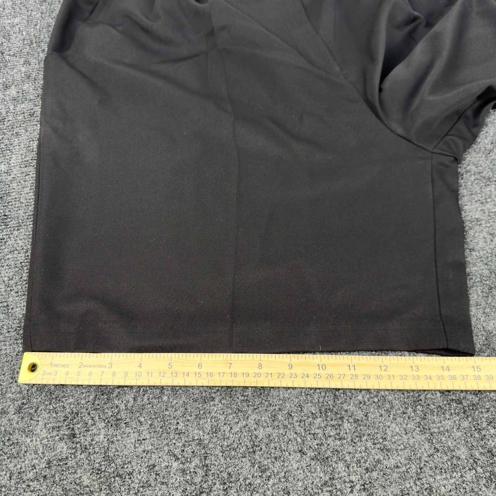 Coral Bay Golf Shorts Womens 20 Black Pleated High Rise Elastic Back Activewear by Coral Bay Golf
