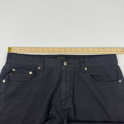 Maxi Milian New York Mens Black Straight Leg Denim Jeans Size 38x32 Dark Wash by Maxi Milian