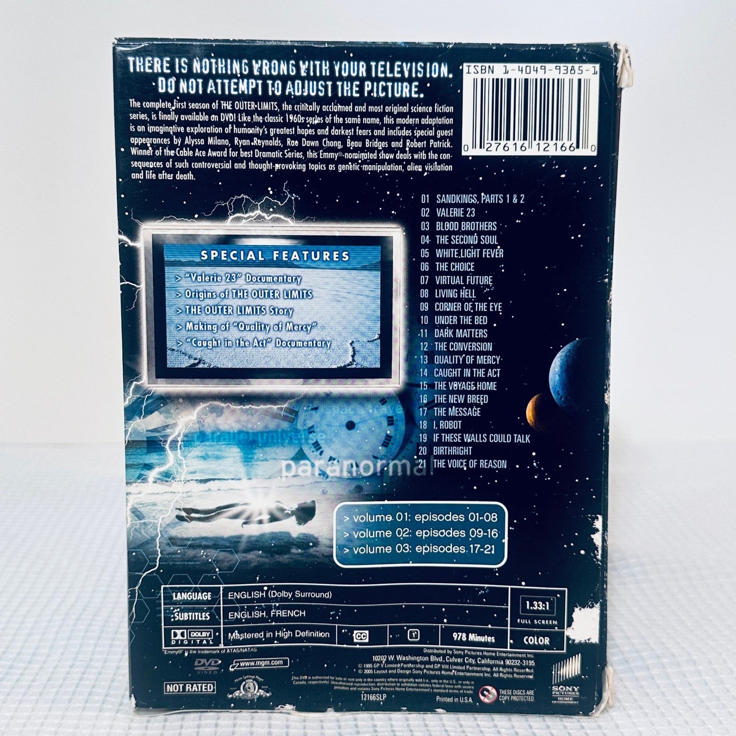 The Outer Limits Season One Complete DVD Set 5 Disc Collection Sci Fi Series by Buysaavy