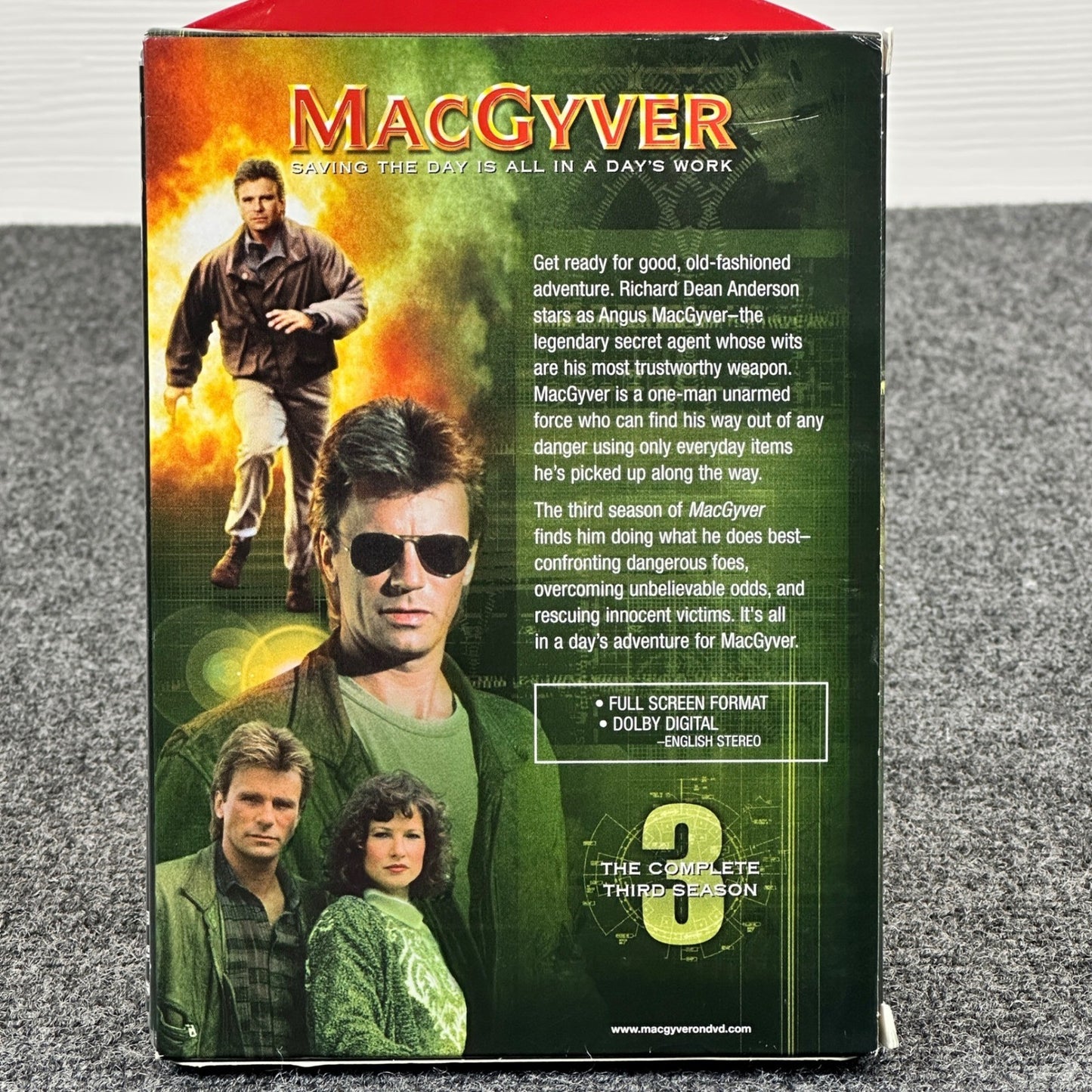 MacGyver The Complete Third Season DVD 5-Disc Richard Dean Anderson Paramount by Buysaavy