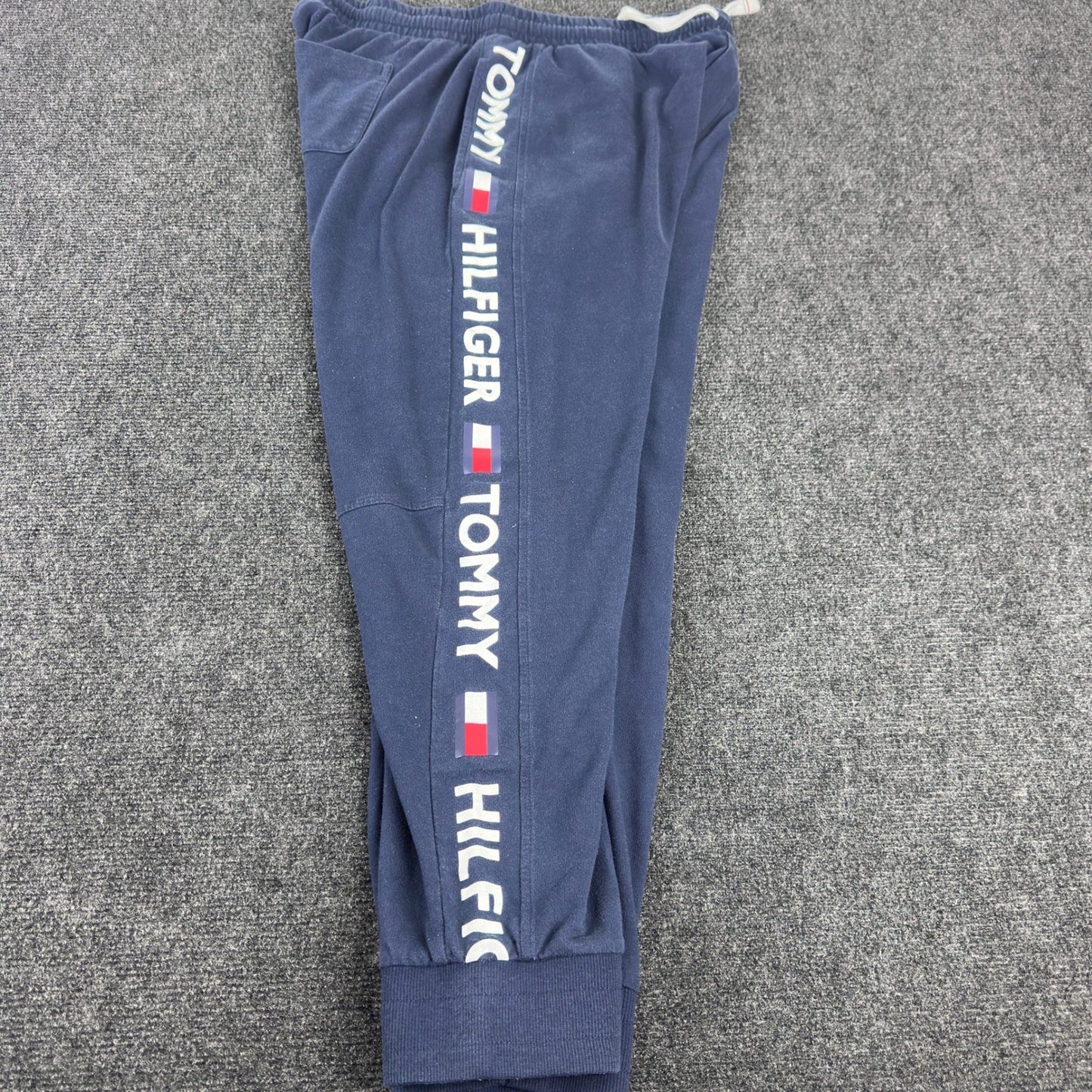 Tommy Hilfiger Mens Navy Blue Logo Tape Sleepwear Jogger Pants Size Large L by Tommy Hilfiger