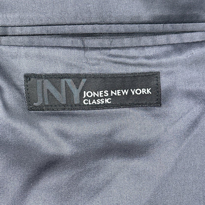 Jones New York Classic Mens 2-Piece Suit Charcoal Black 100% Wool 38W 46R by Jones New York Classic