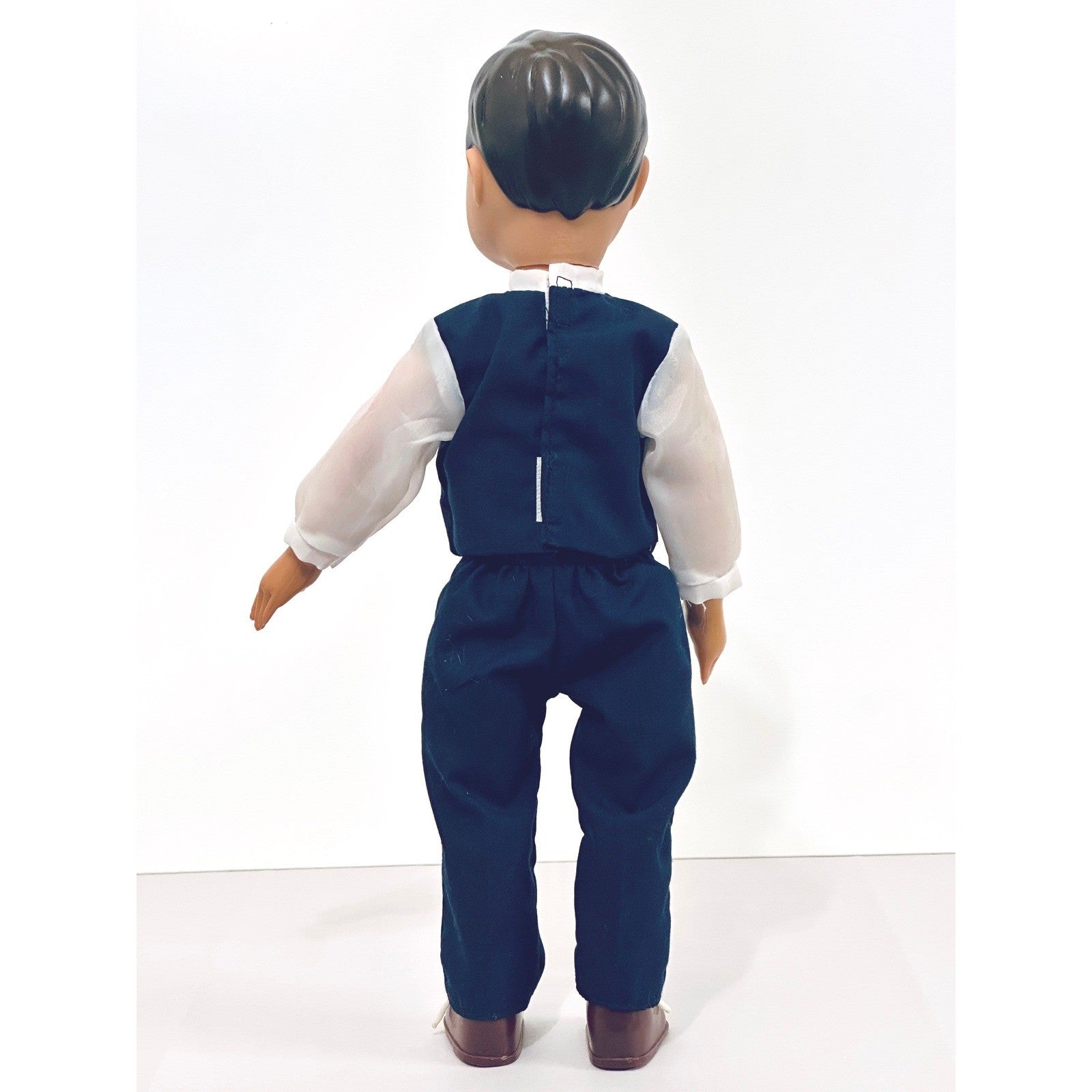 Vintage Dazl Boy Doll Formal Outfit, Blue Vest, 16" Collectible Play Doll by Dazl Dolls by Russ