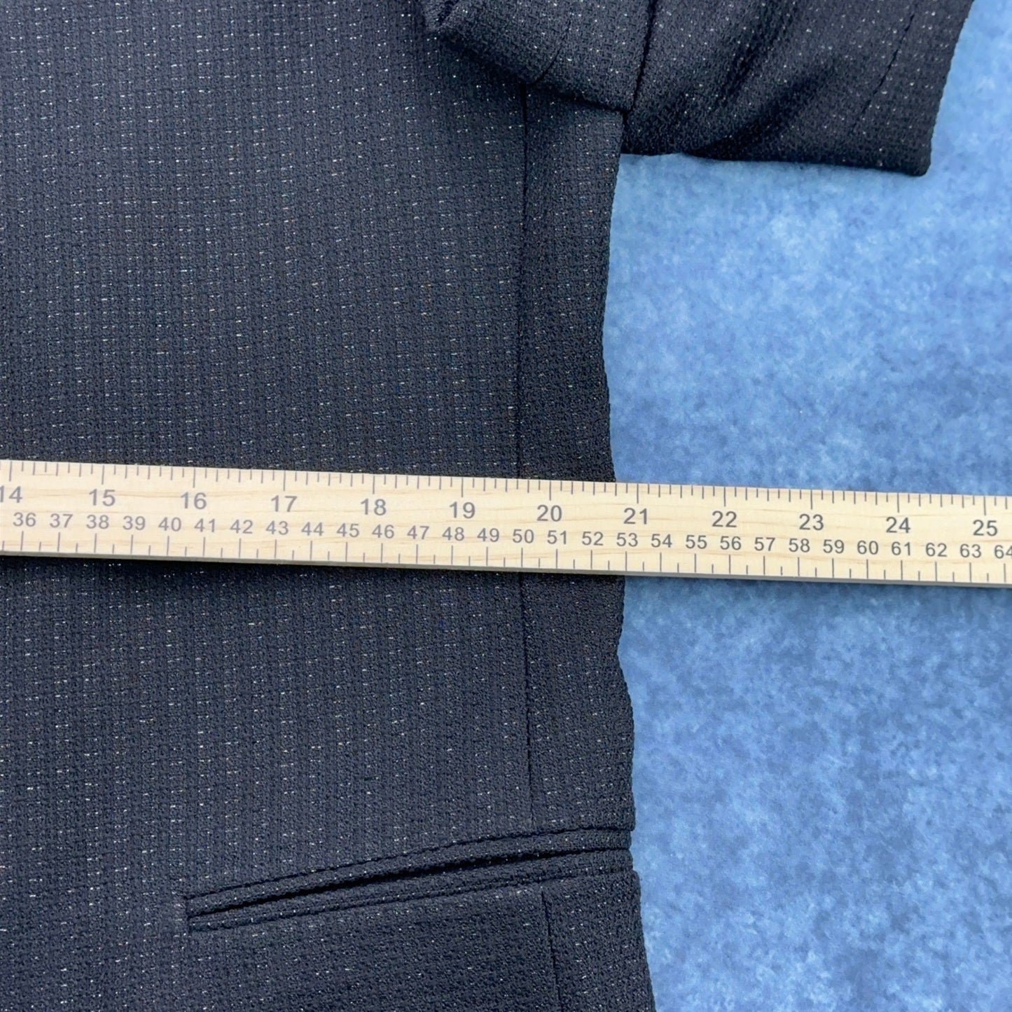 Tailored by Bonacci Mens Black Textured Pinstripe Tuxedo Suit Shawl Lapel USA by Buysaavy