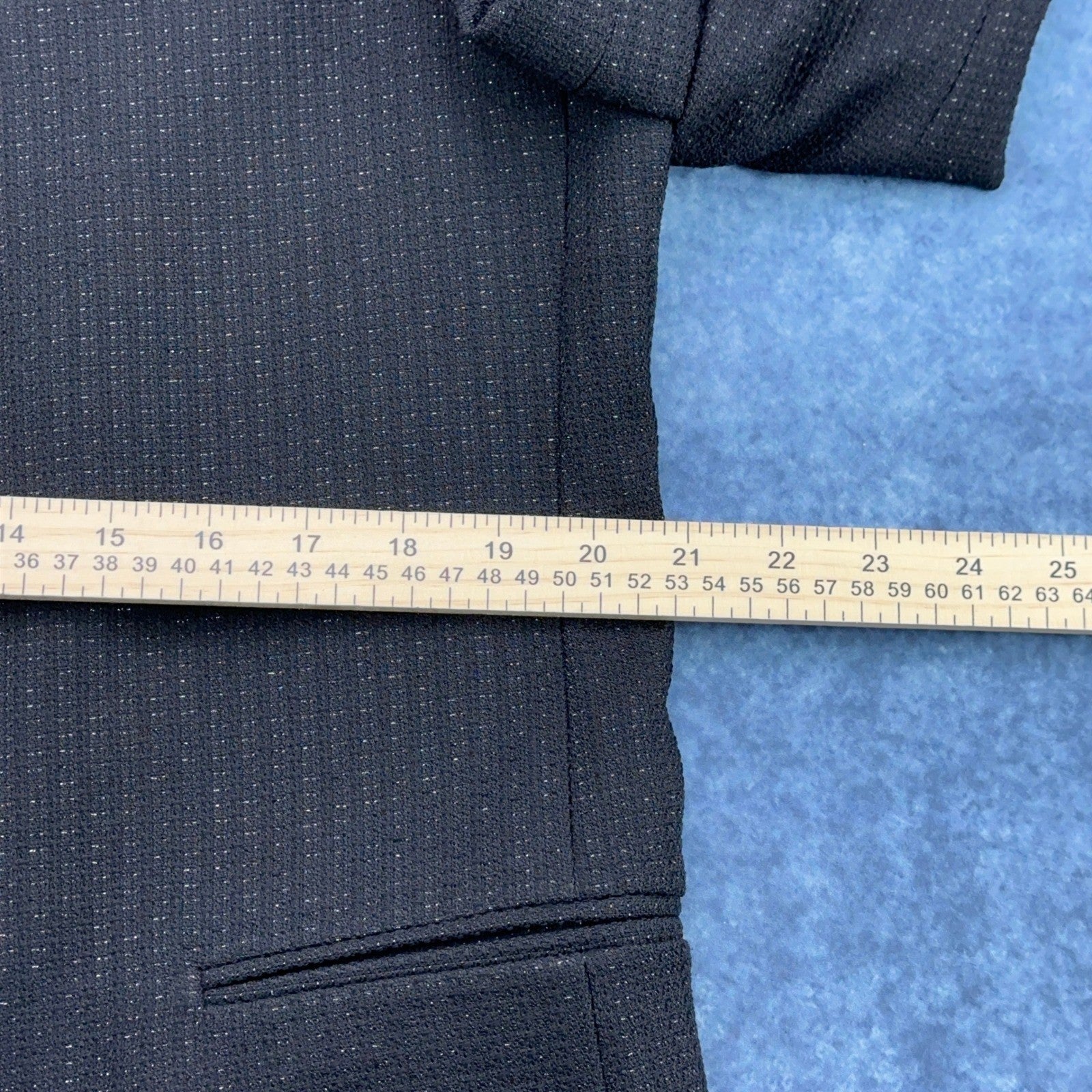 Tailored by Bonacci Mens Black Textured Pinstripe Tuxedo Suit Shawl Lapel USA by Buysaavy