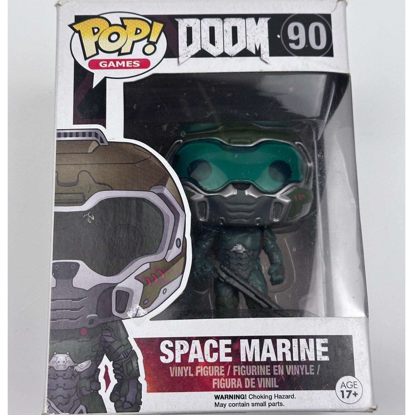 Funko Pop Games Doom Space Marine 90 Bethesda Vinyl Figure Collectible by Funko