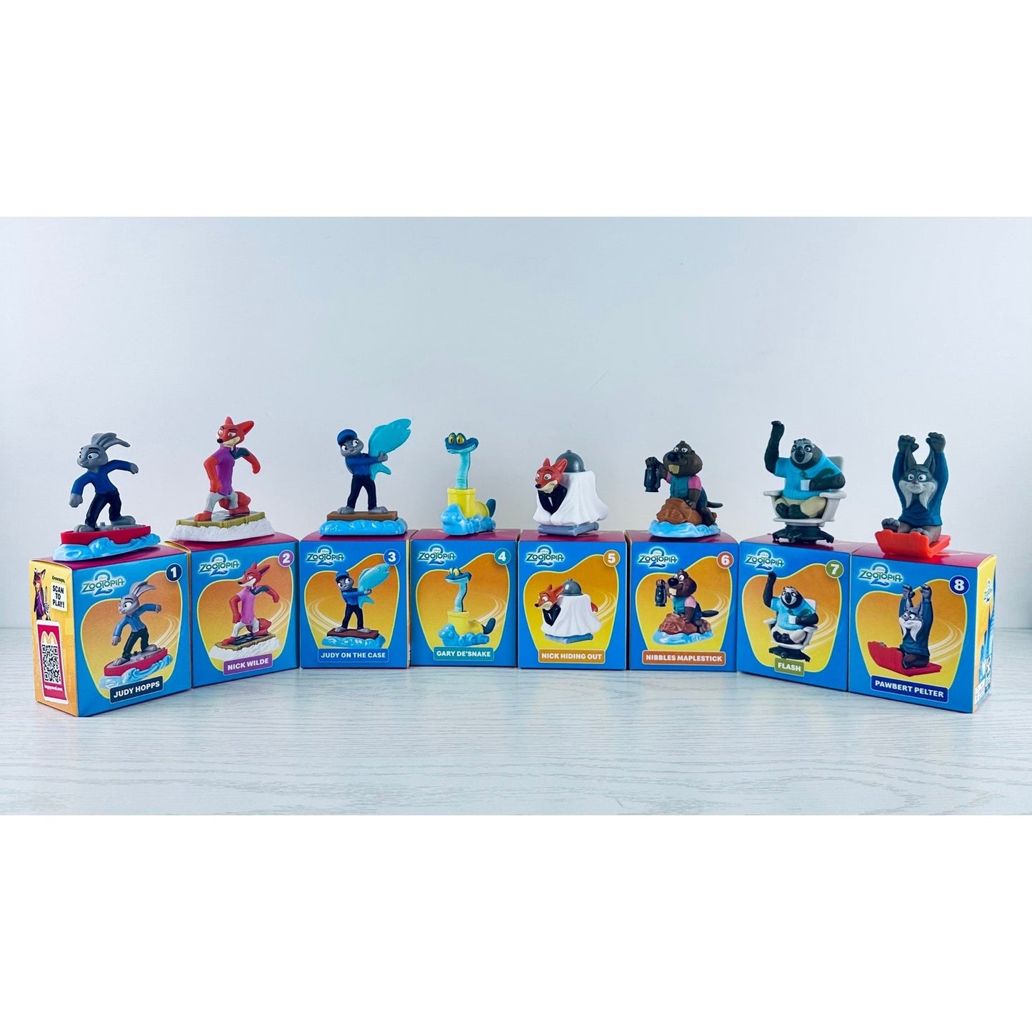 Disney Zootopia Mini Figures 8-Piece Set - New in Box, Collectible Toys by Unbranded