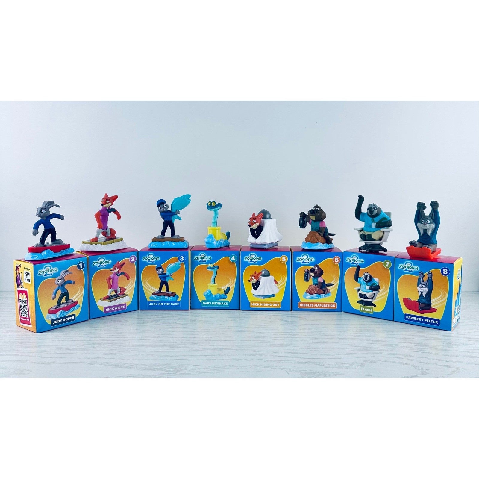 Disney Zootopia Mini Figures 8-Piece Set - New in Box, Collectible Toys by Unbranded