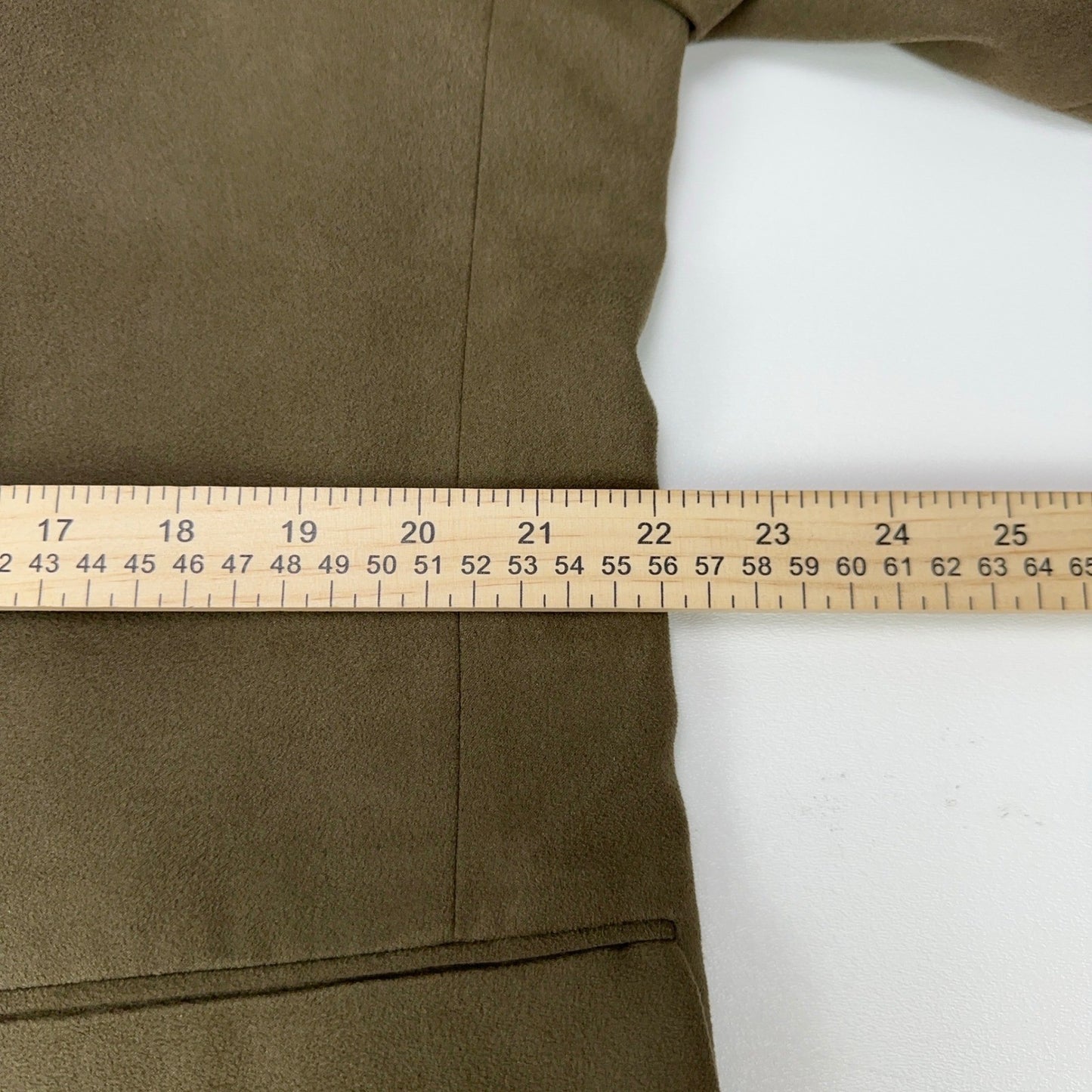 Andrew Fezza Fusion Mens 43R Blazer Olive Brown Faux Suede Sport Coat 2-Button by Andrew Fezza Fusion
