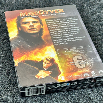 MacGyver The Complete Sixth Season 6 DVD Set Richard Dean Anderson Paramount New by Buysaavy