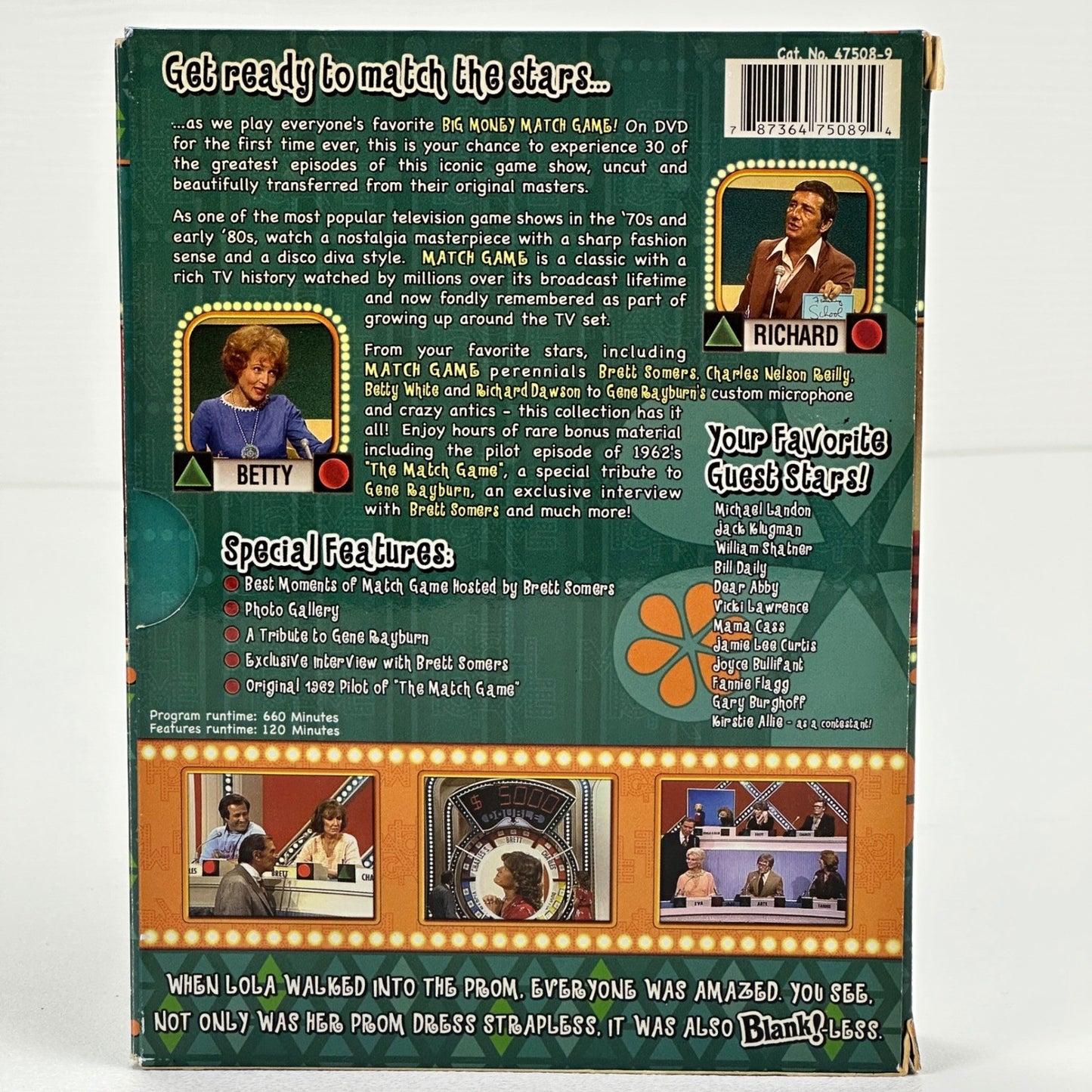 The Best of Match Game DVD Box Set 4-Disc 30 Episodes Gene Rayburn 47508-9 by Buysaavy