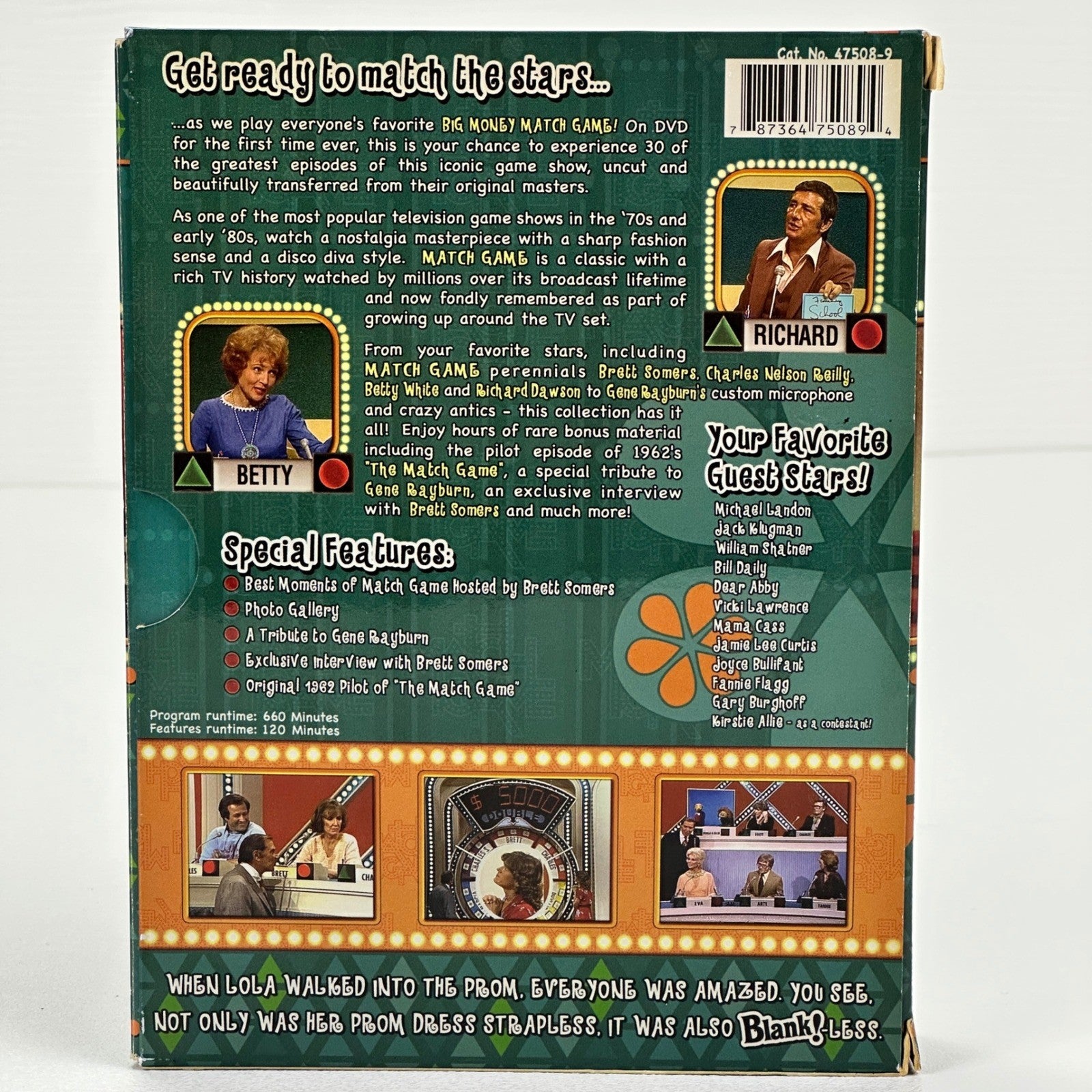 The Best of Match Game DVD Box Set 4-Disc 30 Episodes Gene Rayburn 47508-9 by Buysaavy