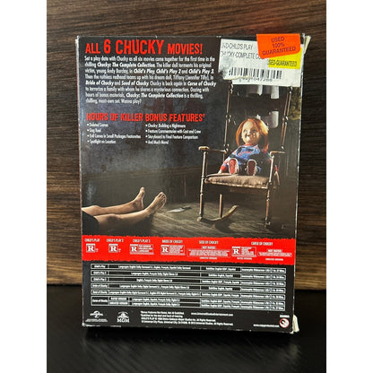 Chucky The Complete Collection 6 Movie DVD Set Childs Play Bride Seed Curse by Buysaavy