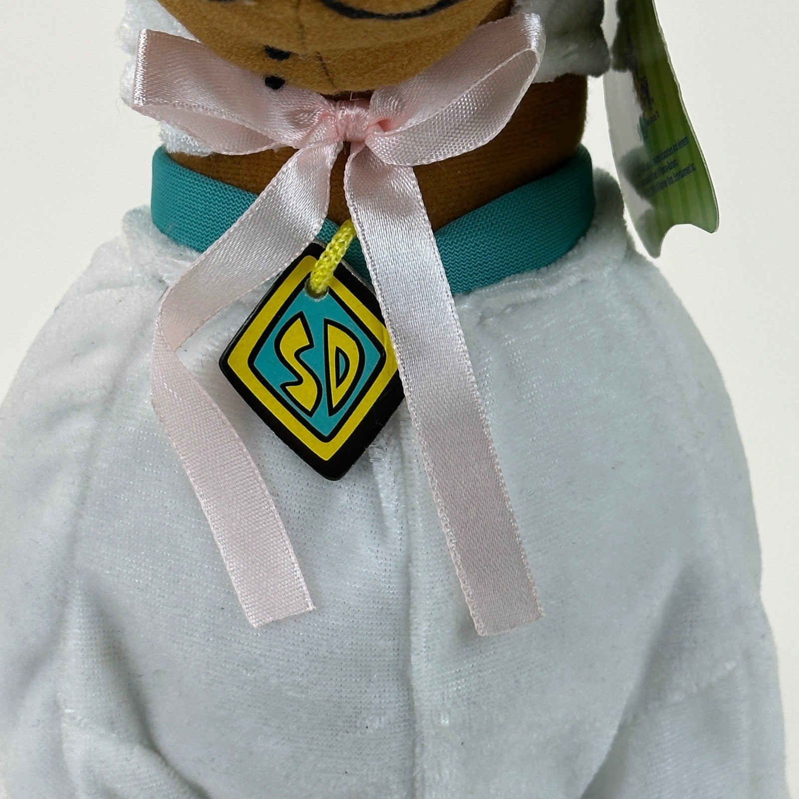 Scooby-Doo Bunny Costume Plush Toy Factory Hanna-Barbera Easter White Brown 2004 by Toy Factory