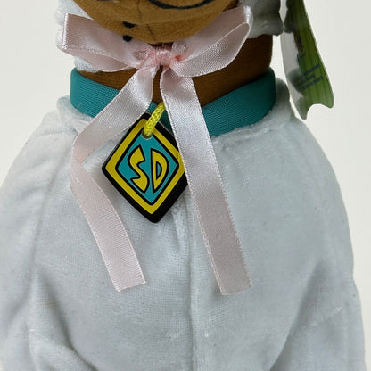Scooby-Doo Bunny Costume Plush Toy Factory Hanna-Barbera Easter White Brown 2004 by Toy Factory