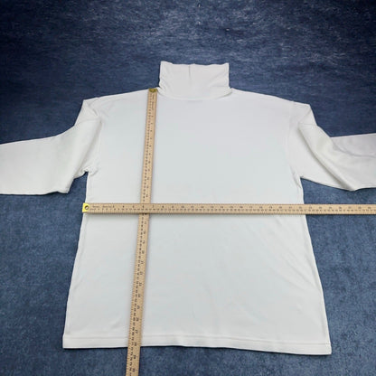 Classic Cotton Turtleneck - Soft White XL by Flying Colors
