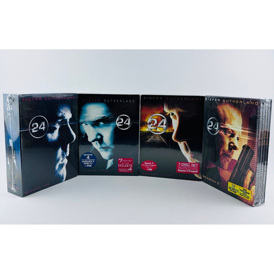 24 Seasons 2-5 DVD Box Set Kiefer Sutherland Action Thriller TV Series by Buysaavy