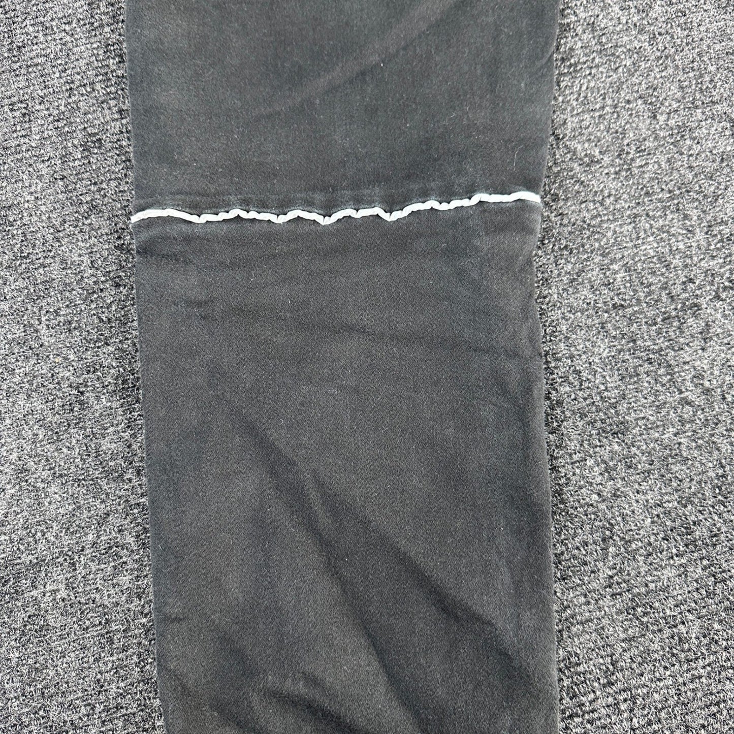 Zara Man Black Tapered Joggers Side Piping Drawstring Waist Mens Size L MEX 32 by Zara