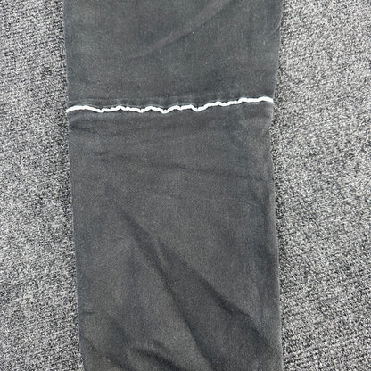 Zara Man Black Tapered Joggers Side Piping Drawstring Waist Mens Size L MEX 32 by Zara