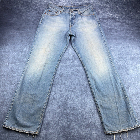 Lucky Brand Dungarees Mens 34 Lowrise Bootleg Jeans Light Wash Made in USA by Lucky Brand