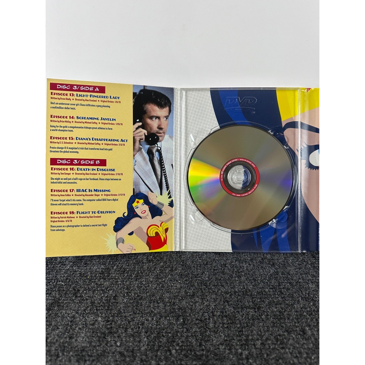 Wonder Woman The Complete First and Second Seasons DVD Lynda Carter DC Series by Buysaavy