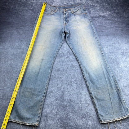 Lucky Brand Dungarees Mens 34 Lowrise Bootleg Jeans Light Wash Made in USA by Lucky Brand