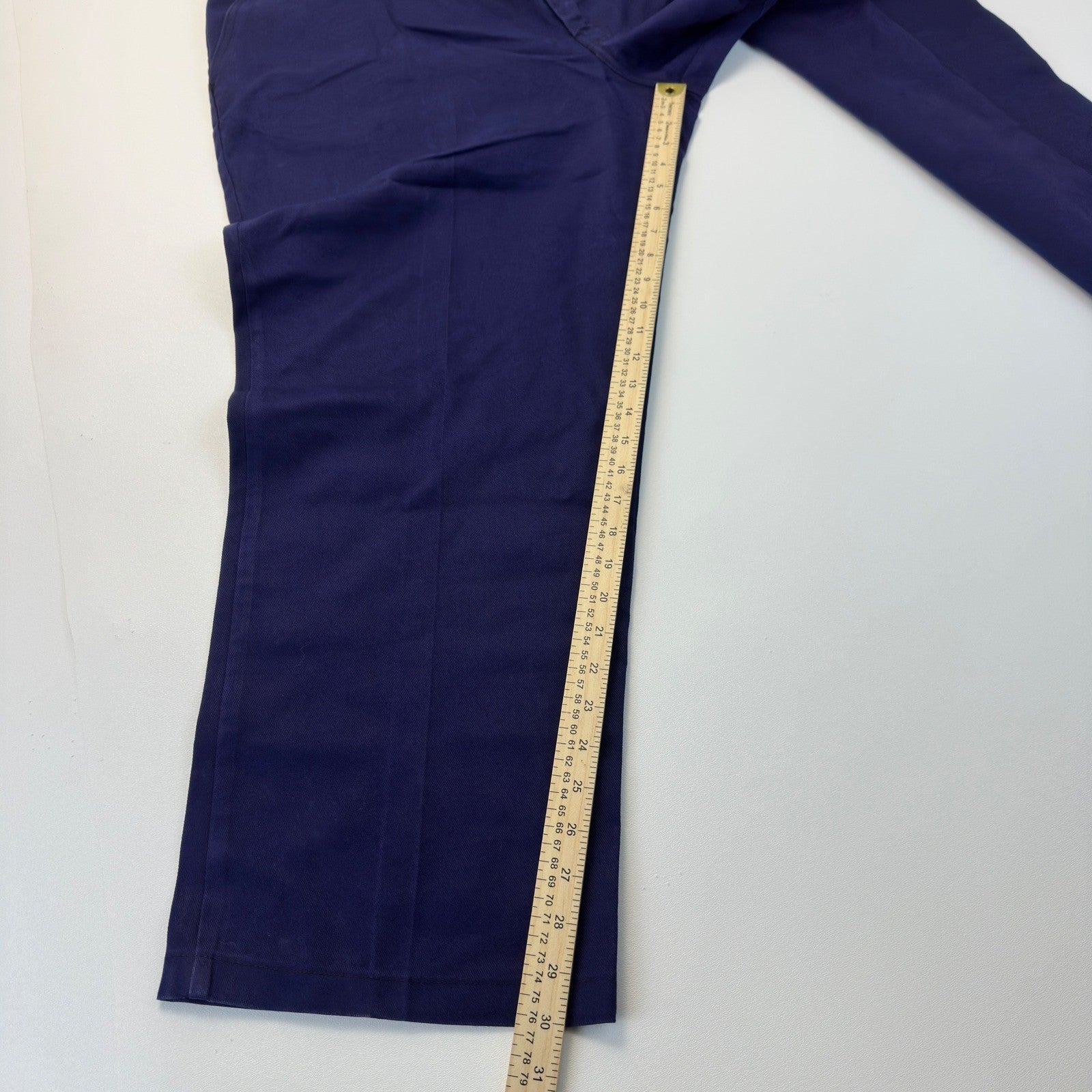 Workrite Mens Navy Blue Industrial Work Pants Cotton Twill 409ID95NB 44x42 by Workrite