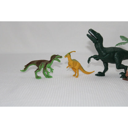 Animal Planet Dinosaur Transport Truck Playset 4 Figures Accessories 14" by Animal Planet