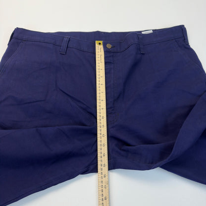Workrite Mens Navy Blue Industrial Work Pants Cotton Twill 409ID95NB 44x42 by Workrite