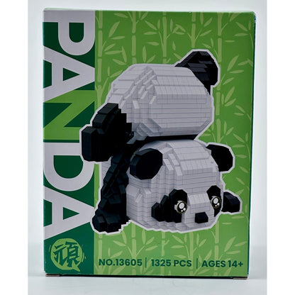 Panda Building Blocks Set 1325 PCS Interlocking Blocks Animal Figure 14+ by Unbranded