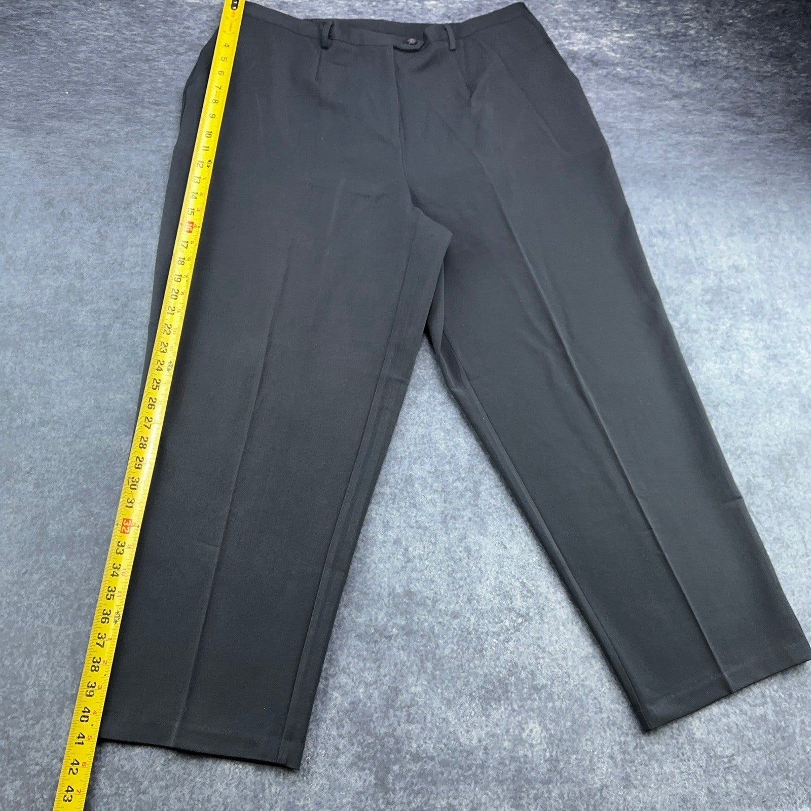 Sag Harbor Woman Black Pleated Dress Pants Plus Size 20W R44060 Business Slacks by Sag Harbor Woman