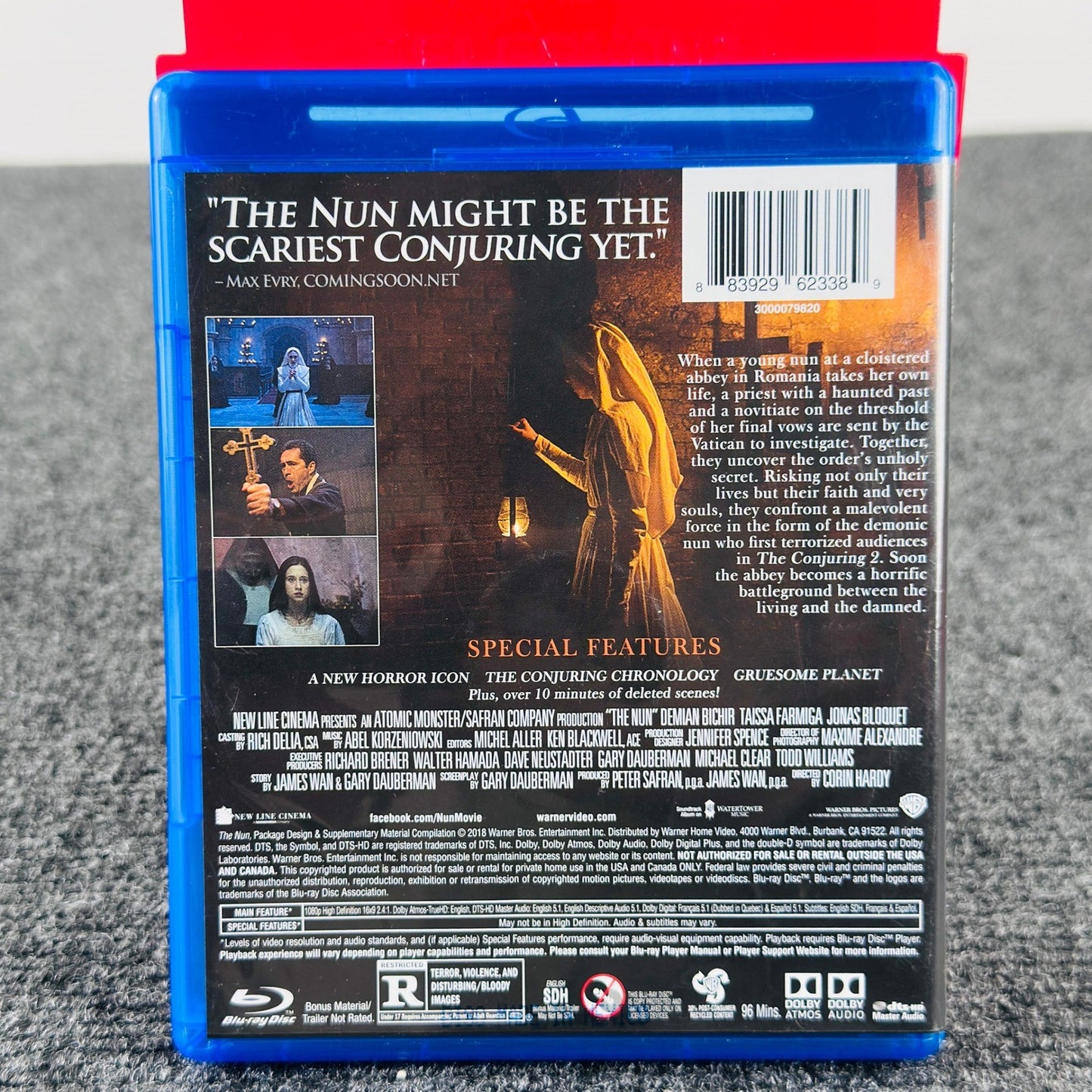 The Nun Blu-ray DVD Combo The Conjuring Universe Horror Movie Taissa Farmiga by Buysaavy