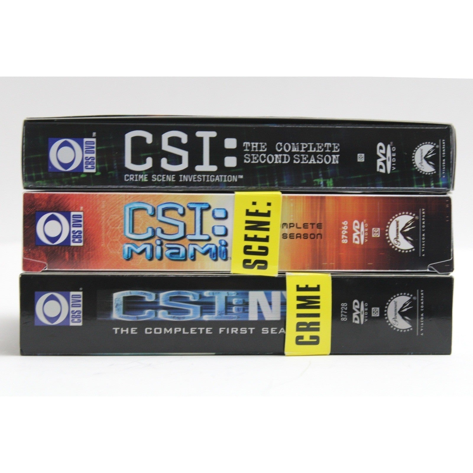 CSI DVD Bundle CSI NY Season 1 CSI Miami Season 1 CSI Las Vegas Season 2 Box Set by Buysaavy