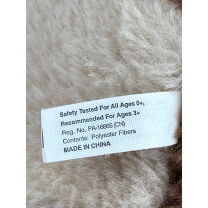 Sea Otter Plush Stuffed Animal Brown Tan Marine Life Floating Pose Toy 15 Inch by Unbranded