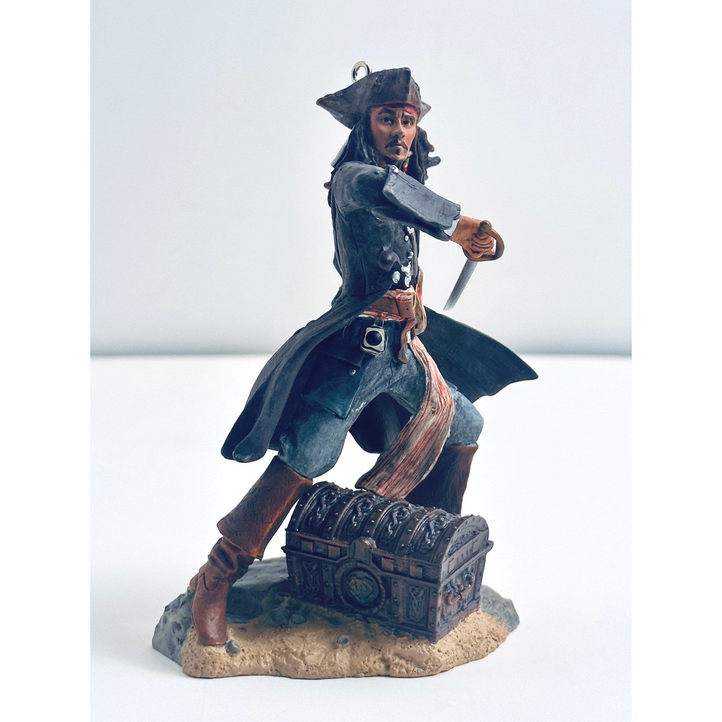 Disney Hallmark 2007 Jack Sparrow Action Figure Ornament, Pirates Collectible by Disney