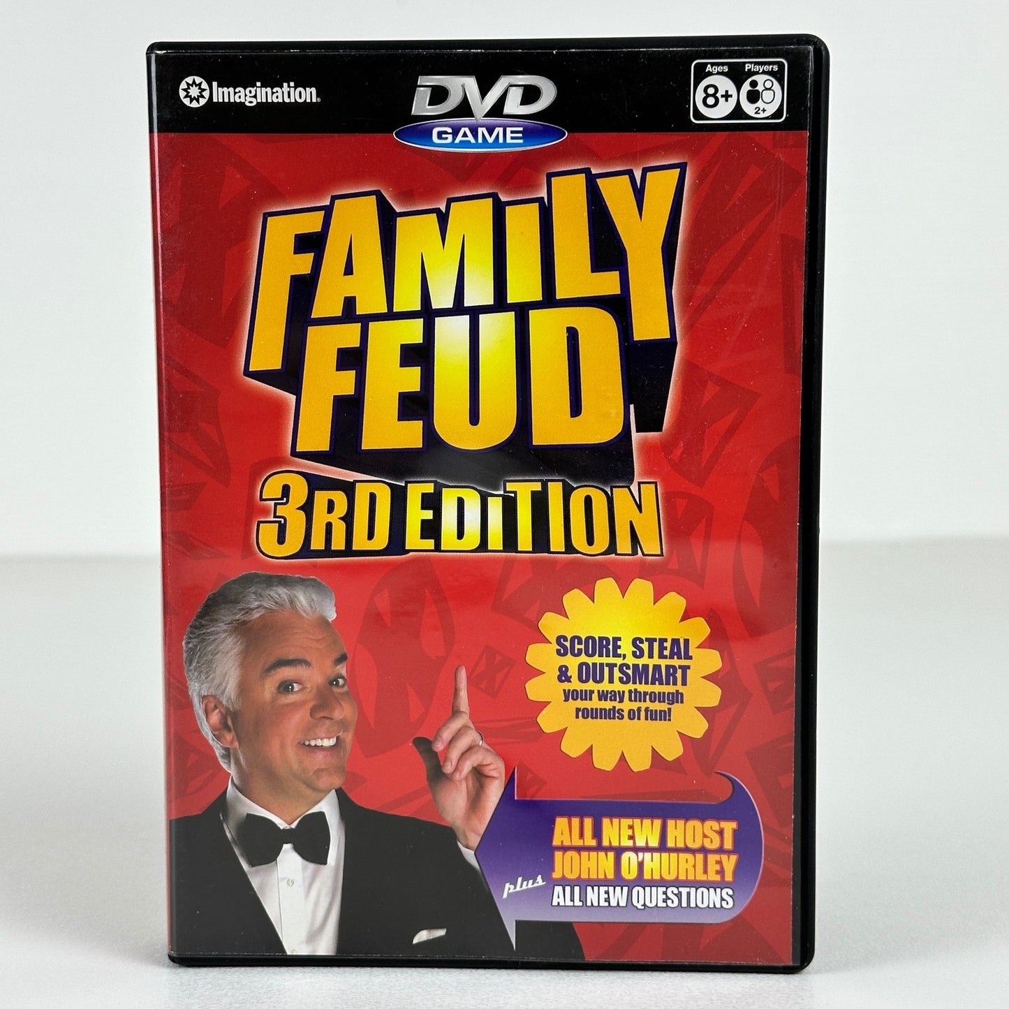 Family Feud 3rd Edition DVD Game John OHurley Imagination 2007 Trivia 2+ Players by Imagination Entertainment