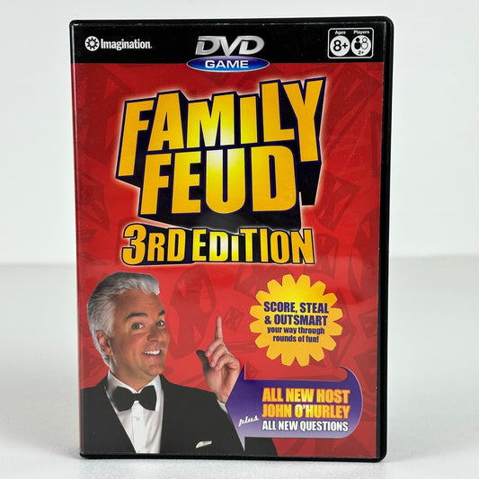 Family Feud 3rd Edition DVD Game John OHurley Imagination 2007 Trivia 2+ Players by Imagination Entertainment