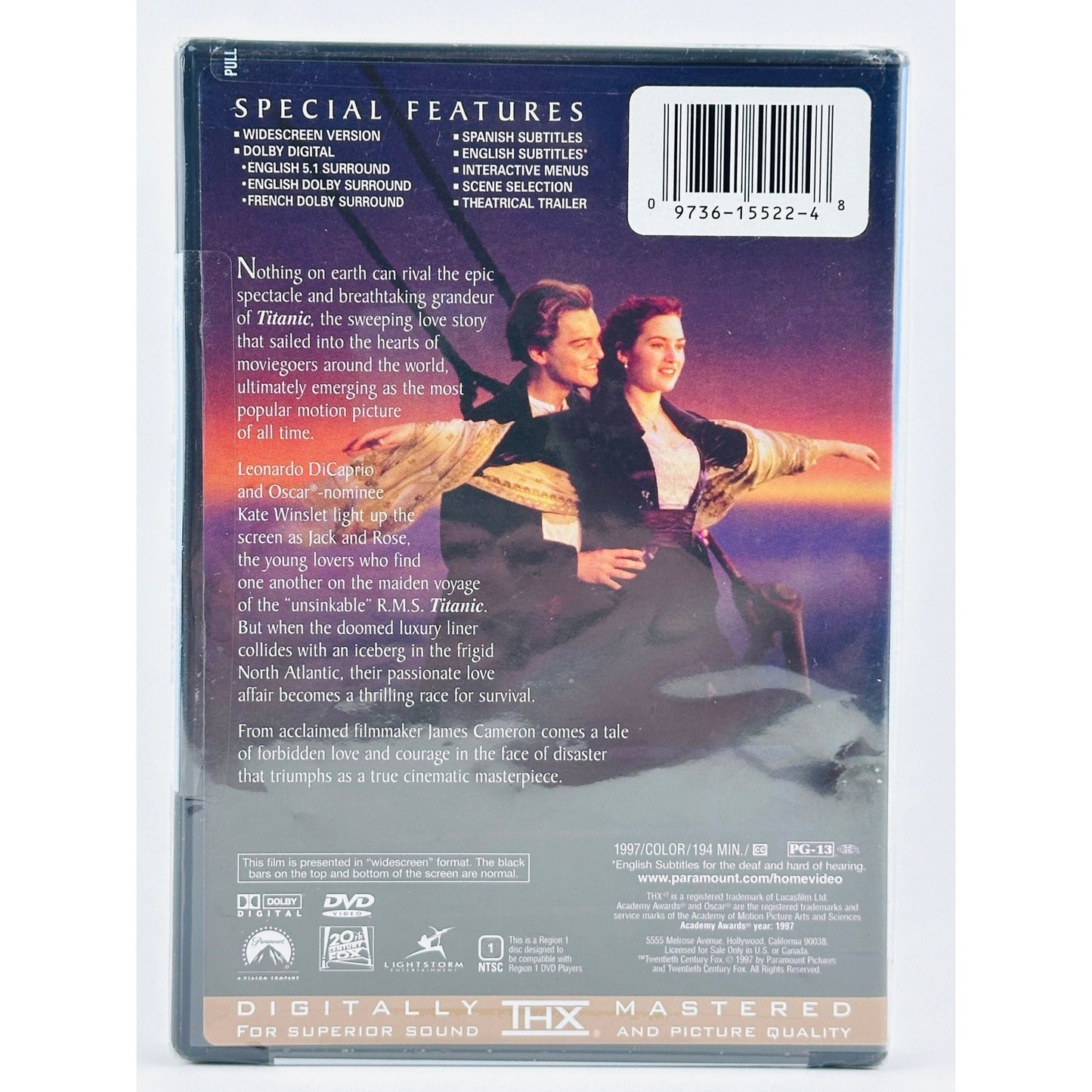 Titanic DVD Widescreen 2-Disc Set with Kate Winslet &amp; Leonardo DiCaprio by Buysaavy