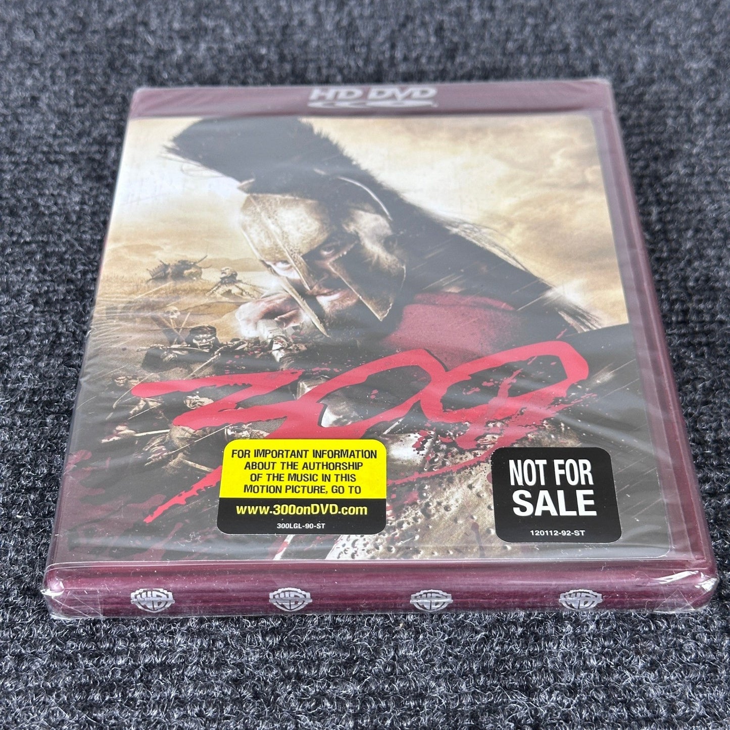300 HD DVD Movie 2007 Zack Snyder Gerard Butler Warner Bros New Sealed Promo by Buysaavy