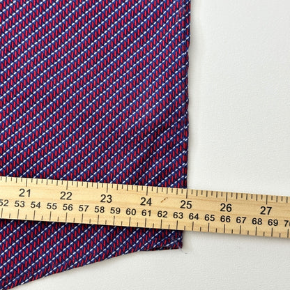 Johnston & Murphy Mens XL Purple Geometric Button Down Long Sleeve Dress Shirt by Johnston & Murphy