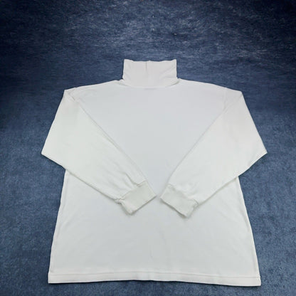 Classic Cotton Turtleneck - Soft White XL by Flying Colors