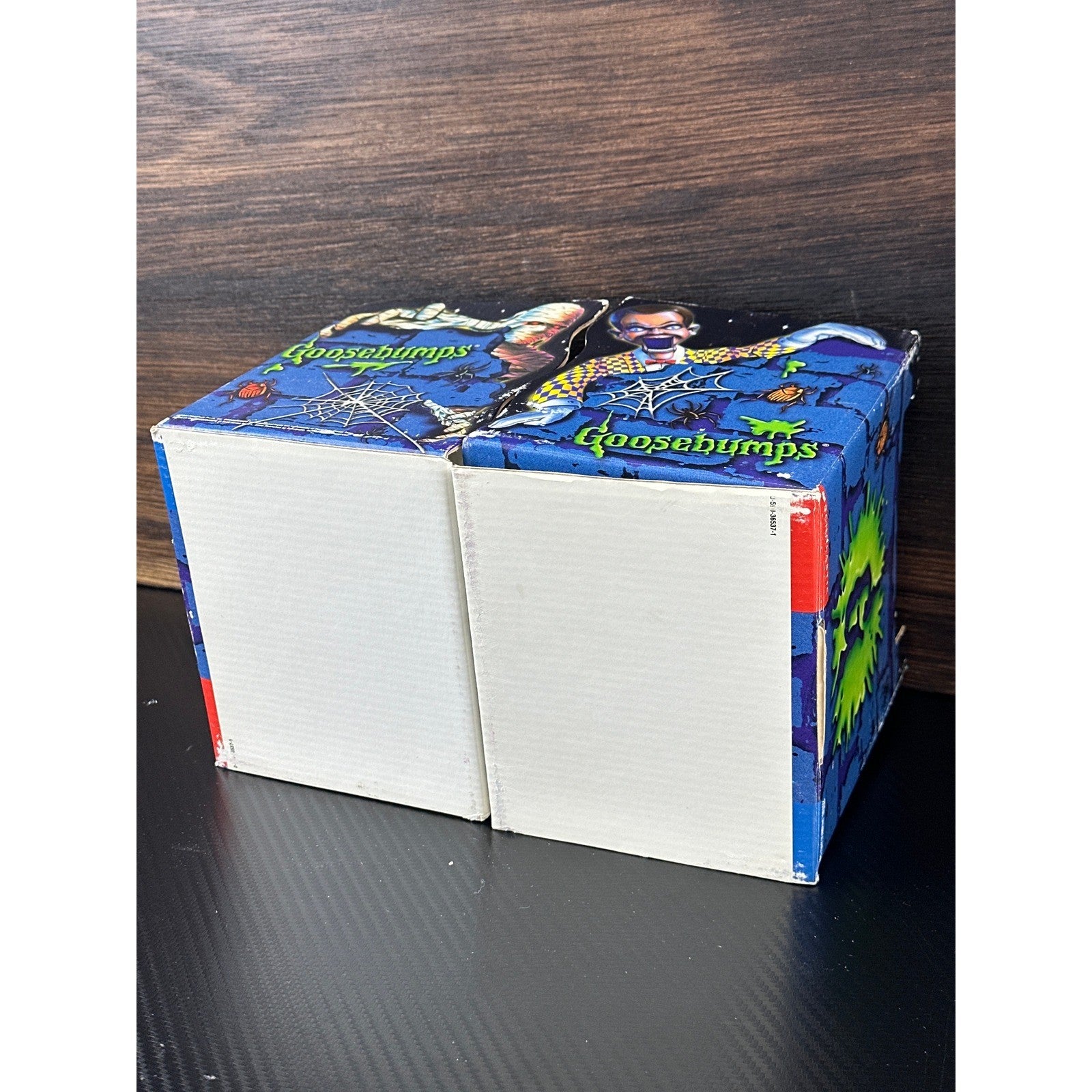 Vintage 1997 Goosebumps Cardboard Bookends Slappy Mummy RL Stine Scholastic 90s by Scholastic